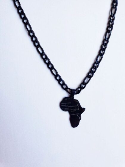 Africa Pendant Black