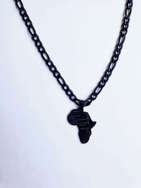 Africa Pendant Black