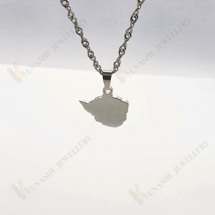 Mini Zimbabwe Pendant Silver