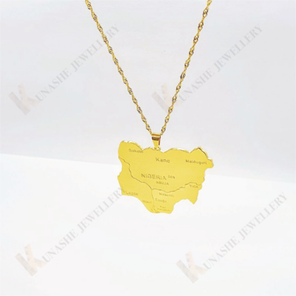 Nigeria Gold Pendant